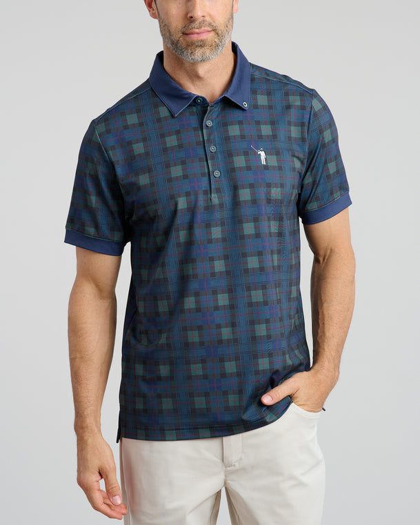 Dark Tartan Men's Polo