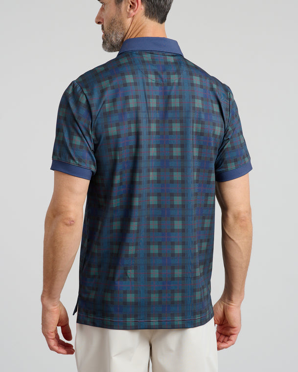 Dark Tartan Men's Polo