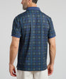 Dark Tartan Men's Polo | Back | Studio | William Murray Golf