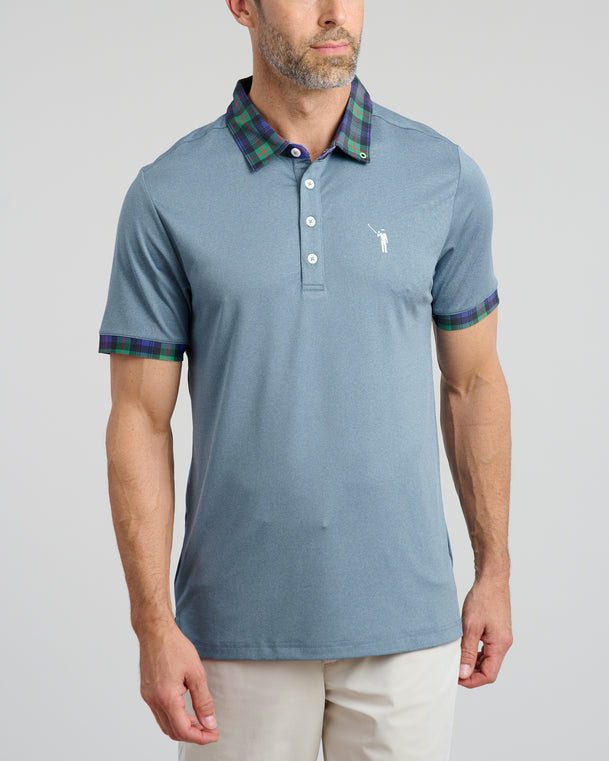 Murray Family Ties Men's Polo | Water | Front | William Murray Golf