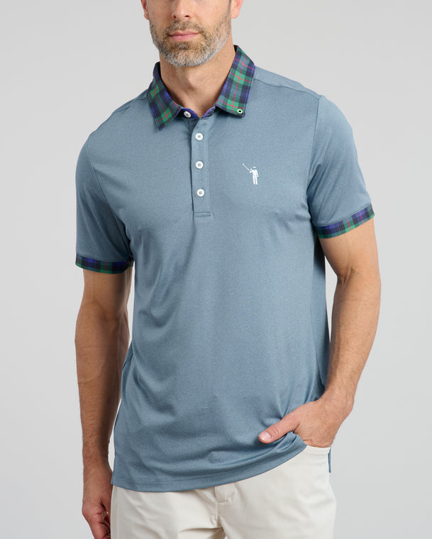 Murray Family Ties Men's Polo | Water | Front 2 | William Murray Golf