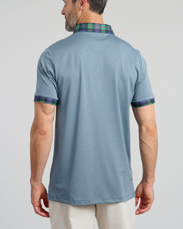 Murray Family Ties Men's Polo | Water | Back | William Murray Golf