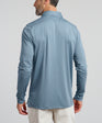 Murray Classic Men's Long Sleeve Polo | Water | Back | William Murray Golf