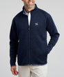 Flop Shot Men's Full Zip Jacket | Navy | Front | Studio | William Murray Golf