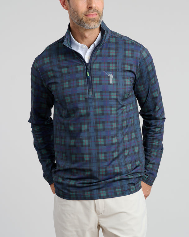 Dark Tartan Men's Chip Shot Pullover