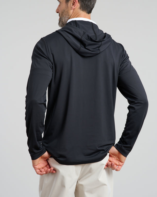 Men's Chip Shot Pullover Hoodie | Black | Back | William Murray Golf