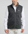 Flop Shot Men's Full Zip Vest | Charcoal | Front | Studio | William Murray Golf