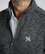 Flop Shot Men's Full Zip Vest | Charcoal | Front | Detail | William Murray Golf