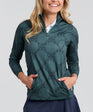 Moose Mulligans Women's Pocket Pullover | Spruce | Front | William Murray Golf