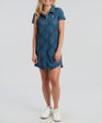 Moose Mulligans Women's Polo Dress | Navy | Front | William Murray Golf