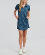 Moose Mulligans Women's Polo Dress | Navy | Front 2 | William Murray Golf