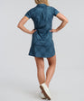 Moose Mulligans Women's Polo Dress | Navy | Back | William Murray Golf