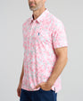 In Bloom Men's Polo | Pink | Angle 2 |  William Murray Golf