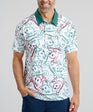 Tipsy & Bright Men's Polo | White | Front 2 | William Murray Golf