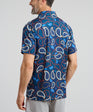 Paisley Putter Men's Polo | Navy | Back Angle | William Murray Golf