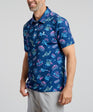 Under The Lights Men's Polo | Navy | Angle | William Murray Golf