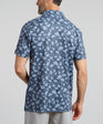 In Bloom Men's Polo | Charcoal | Back | William Murray Golf