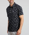 Off the Rocks Men's Polo | Black | Angle 2 | William Murray Golf