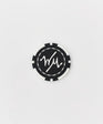 WM Poker Chip Ball Marker | Black/White