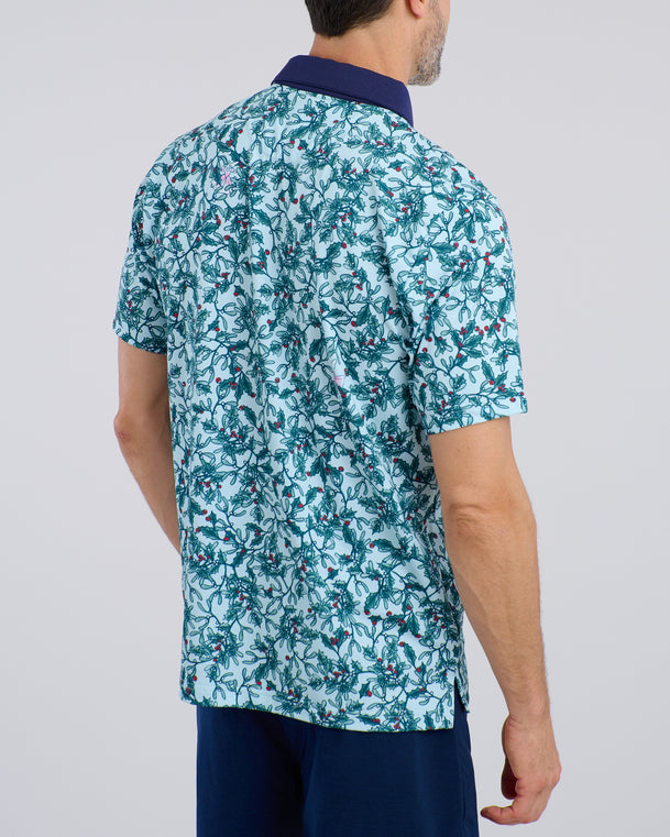 Painful Truth Men's Polo | Ice Blue | Back | William Murray Golf