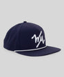 Noonan Rope Hat | Navy | Angle | William Murray Golf