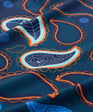 Paisley Putter Men's Polo | Navy | Detail | William Murray Golf