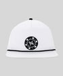 Poker Chip Noonan Rope Hat | White | Front | William Murray Golf