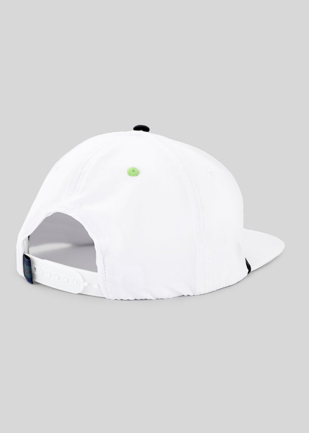 Poker Chip Noonan Rope Hat | White | Back Angle | William Murray Golf