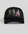 Skellyshack Foam Trucker Hat | Black | Front | William Murray Golf