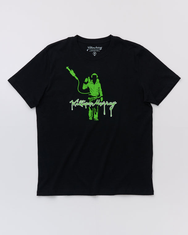 WM ZFG Slime T-Shirt | Black | Studio | William Murray Golf