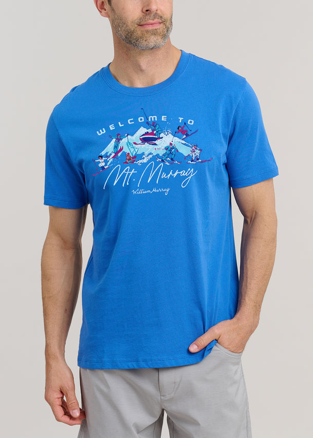 William Murray Golf Mt. Murray T-Shirt | Blue | Front | William Murray Golf