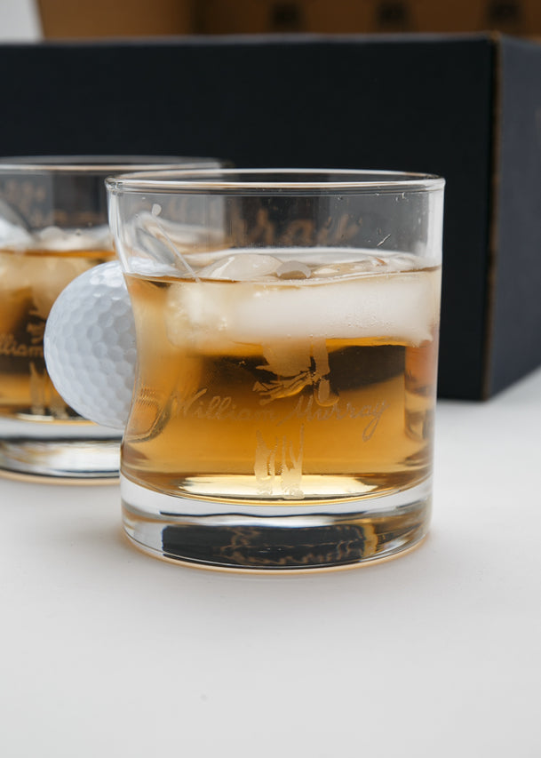 Golfer Whiskey Glasses