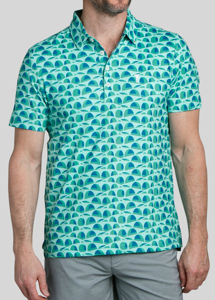 William Murray Golf Building Bridges Polo XXL / Seafoam by William Murray Golf