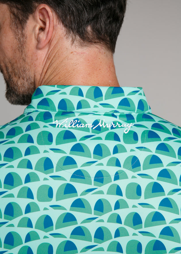 William Murray Golf Building Bridges Polo XXL / Seafoam by William Murray Golf