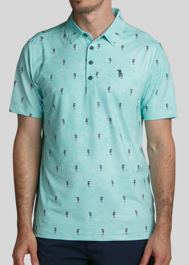 William Murray Happy Glamper Short Sleeve Polo Shirt