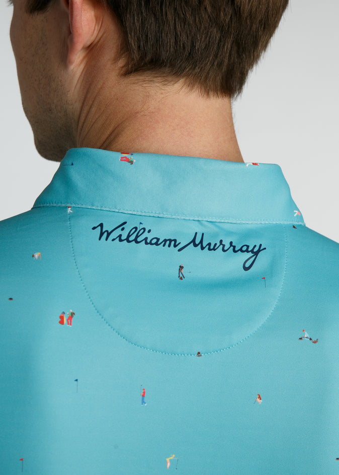 William Murray Golf Gopher All Over Polo XXL / Navy by William Murray Golf