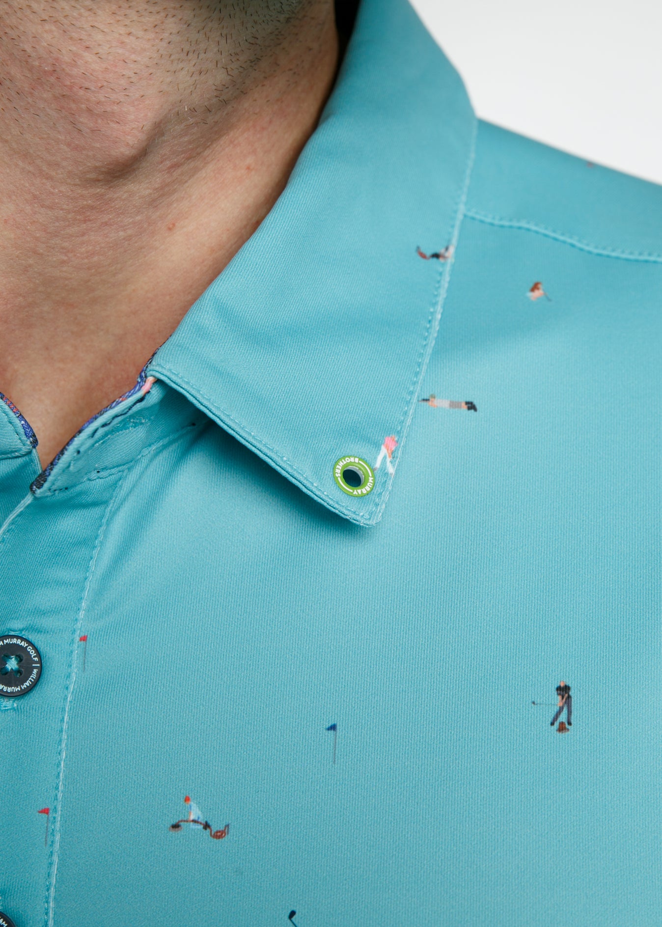 William Murray Golf Gopher All Over Polo XXL / Navy by William Murray Golf