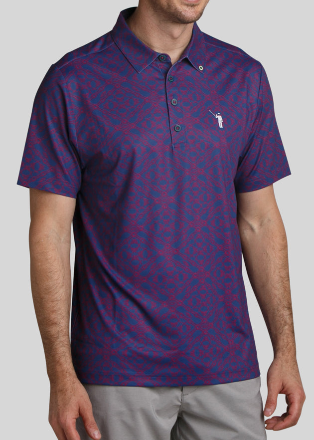 William Murray Happy Glamper Short Sleeve Polo Shirt